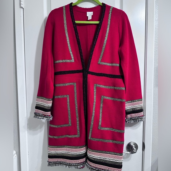 Chico’s long cardigan - excellent condition! Size 1 - Picture 3 of 3